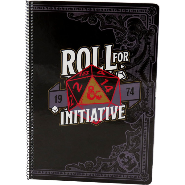 Cuaderno Dungeons and Dragons Monsters A4 con Hojas Cuadriculadas