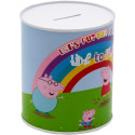 Hucha de Metal Peppa Pig Rainbow Mediana