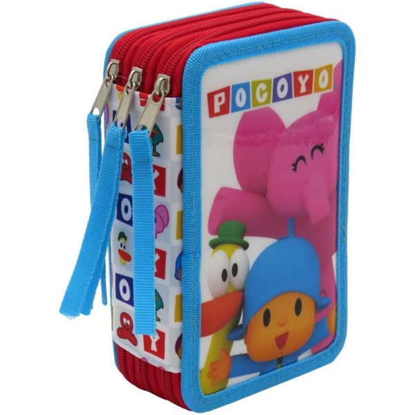 Plumier Triple Pocoyó Friends