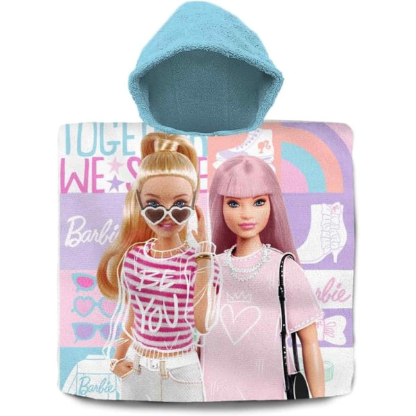 Poncho de Algodón Barbie Together