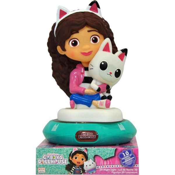 Lámpara Led La Casa de Muñecas de Gabby 3D