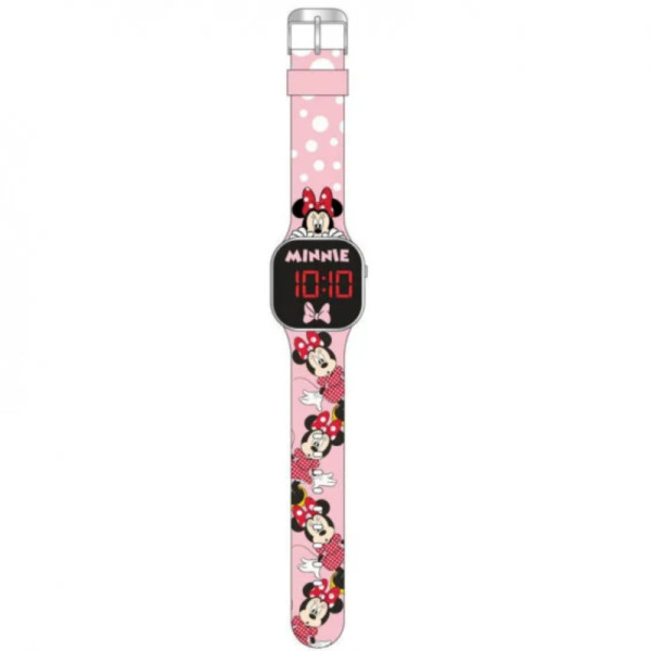 Reloj de Pulsera Led Minnie Mouse Lunares