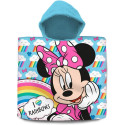 Poncho de Algodón Minnie Mouse Rainbows