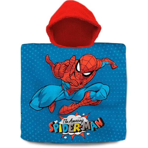 Poncho de Algodón Spiderman Amazing