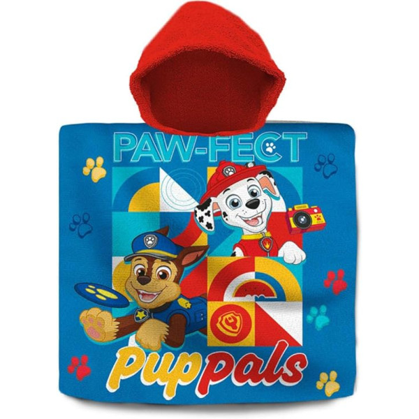 Poncho de Algodón Patrulla Canina Paw-Fect