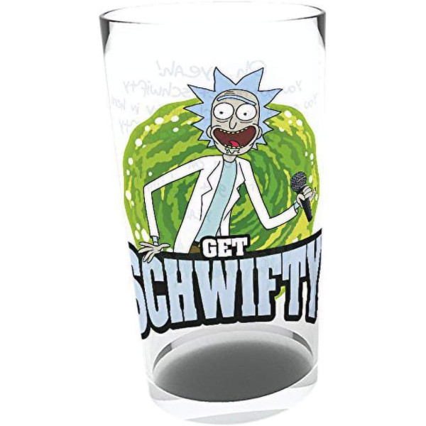 Vaso de Cristal Rick&Morty Get Schwifty 500 ML