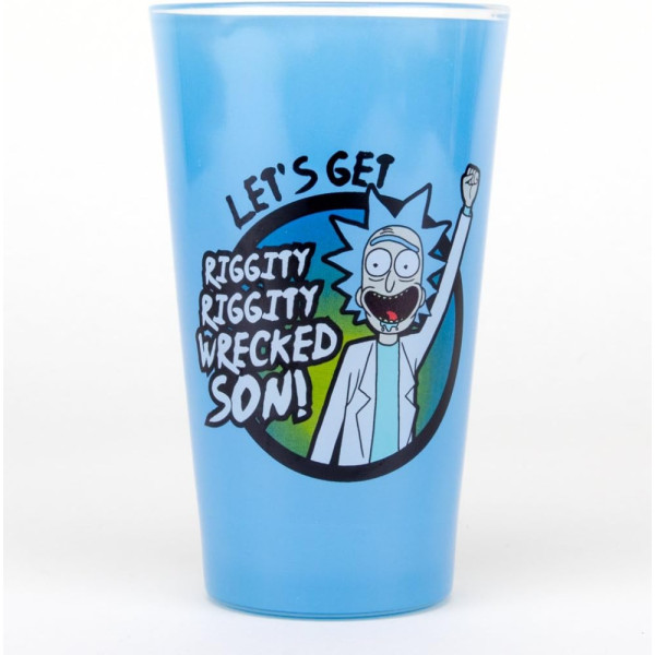 Vaso de Cristal Rick&Morty Wrecked 500 ML