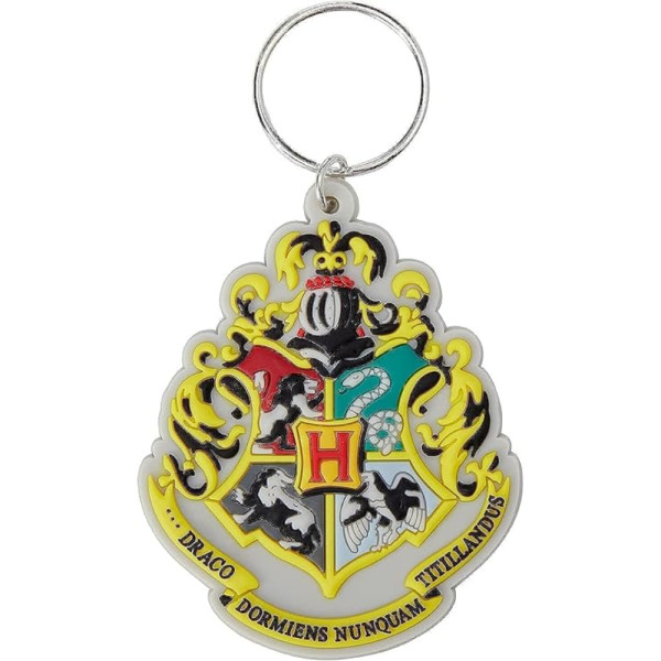 Llavero de Caucho Harry Potter Hogwarts Crest