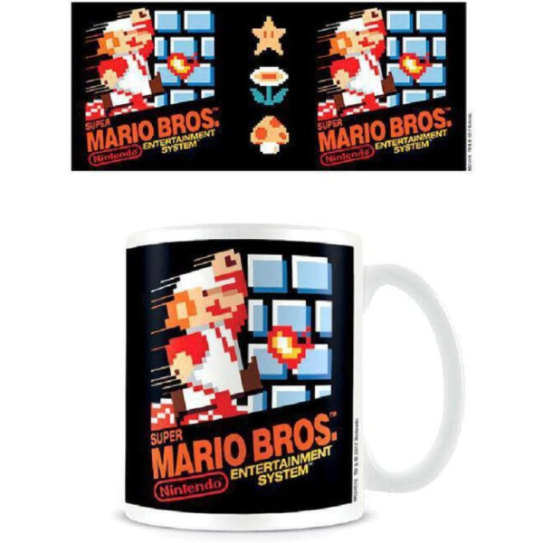 Taza de Cerámica Super Mario Nes Cover 330 ML