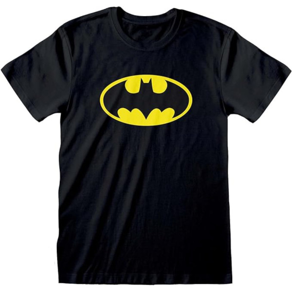 Camiseta Hombre DC Batman Logo Negro