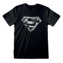 Camiseta Hombre DC Superman Logo Difuminado Negro