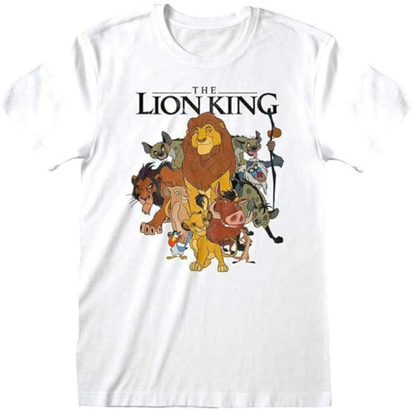 Camiseta Hombre El Rey León Classic Blanca