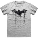 Camiseta Hombre DC Batman Dripping Logo Blanco