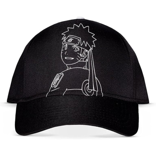 Gorra Naruto Perfilado Negro