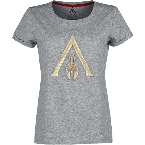 Camiseta Mujer Assassins Creed Odyssey Embossed Logo