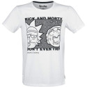 Camiseta Hombre Rick&Morty Dont Even Trip Even Blanca