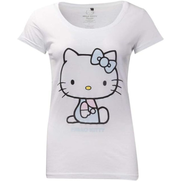 Camiseta Mujer Hello Kitty Blanca