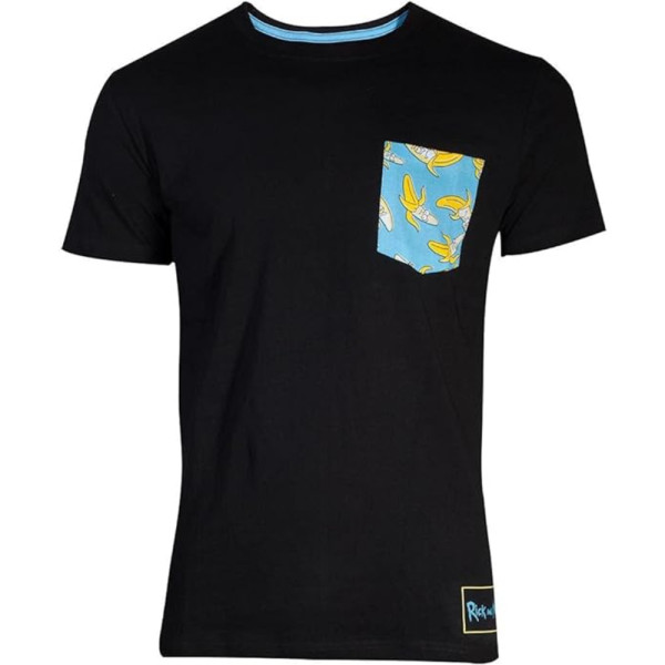 Camiseta Hombre Rick&Morty Bolsillo Banana