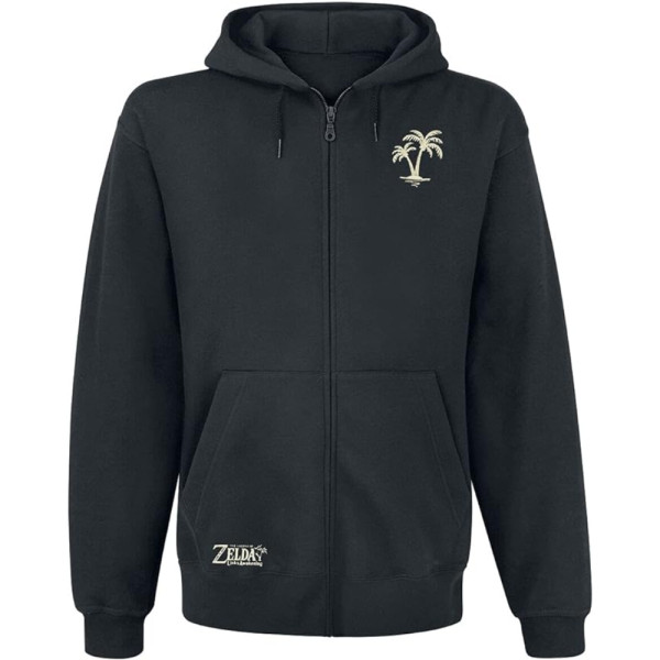 Sudadera con Capucha Hombre Zelda Link Awakening Tribal