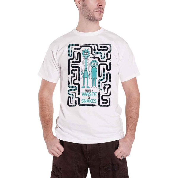 Camiseta Hombre Rick&Morty Waste Of Snakes