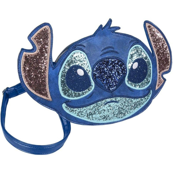 Bolso Bandolera 3D Stitch con Purpurina
