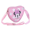 Bolso Bandolera Minnie Mouse Corazón Rosa