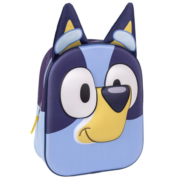 Mochila Guardería 3D Bluey Azul