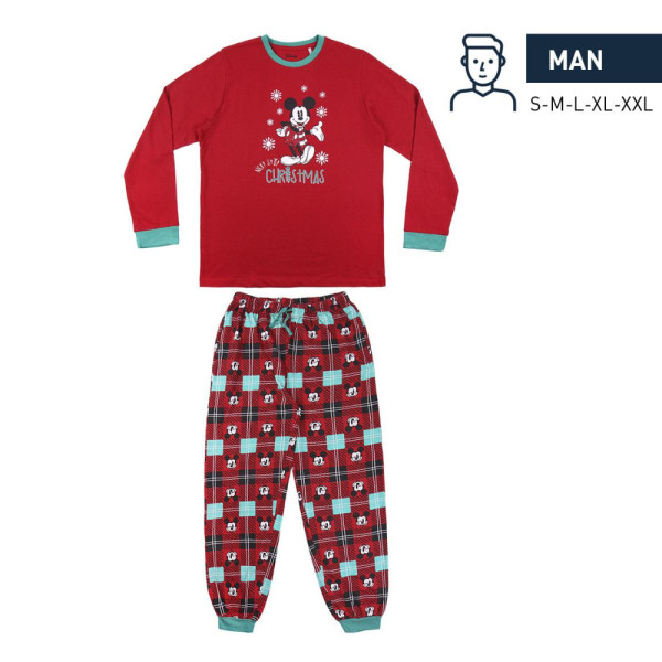Pijama Manga Larga Mickey Mouse Christmas Hombre