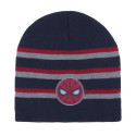 Gorro Spiderman Rayas Azul Marino Niño