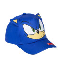 Gorra Sonic 3D Azul Niño