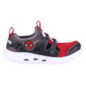 Zapatillas Suela Ligera Spiderman Rojo y Negro Niño