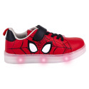Zapatillas Deportivas con Luces Spiderman Rojo Niño