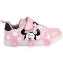 Zapatillas Deportivas con Luces Minnie Mouse Lunares Rosa Niña