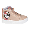 Zapatillas Deportivas Bota Alta Minnie Mouse Marrón Niña