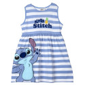 Vestido Stitch Aloha Rayas Azul