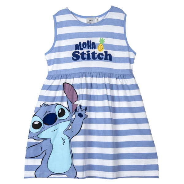 Vestido Stitch Aloha Rayas Azul