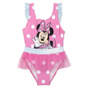 Bañador Minnie Mouse Lunares Rosa con Volantes Niña