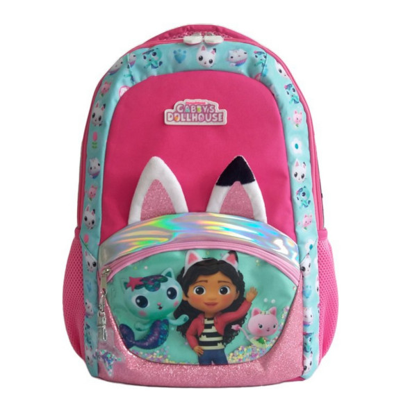 Mochila Escolar La Casa de Muñecas de Gabby 3D