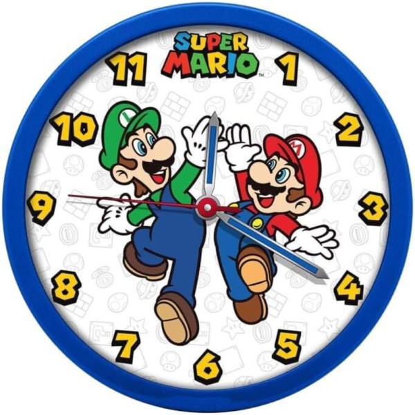 Reloj de Pared Super Mario 25 CM