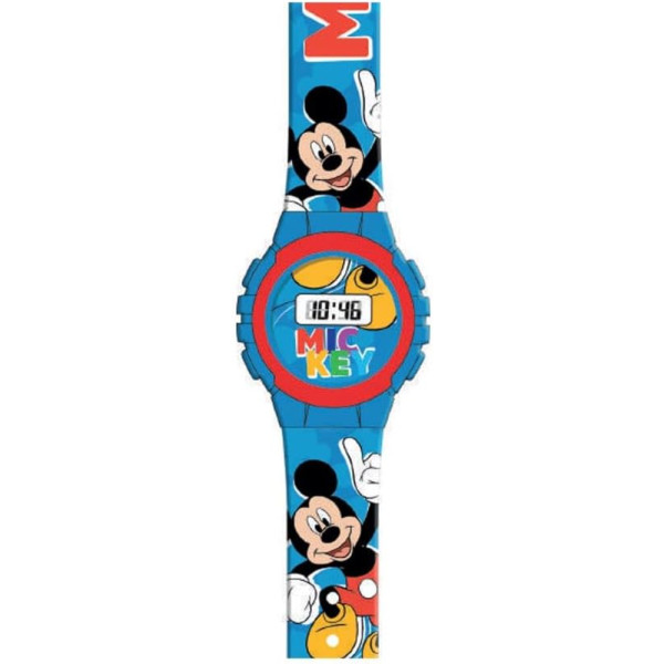 Reloj de Pulsera Mickey Mouse Blue Digital Junior