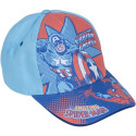 Gorra Avengers con Velcro Azul Claro Niño