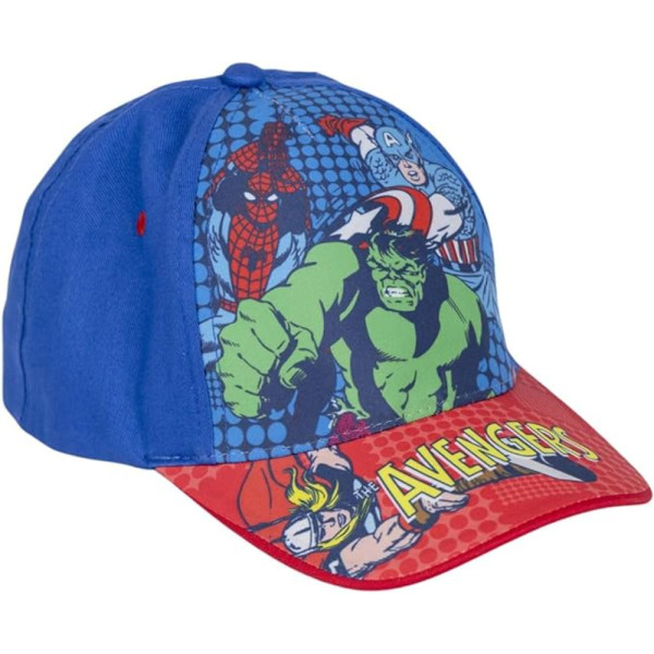Gorra Avengers con Velcro Azul Oscuro Niño