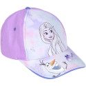 Gorra Frozen con Velcro Lila Niña