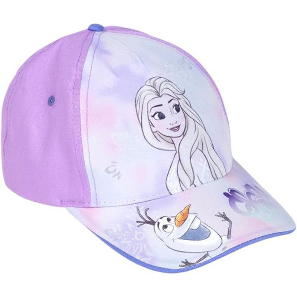Gorra Frozen con Velcro Lila Niña