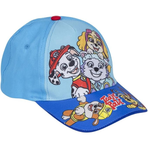 Gorra Patrulla Canina con Velcro Azul Claro Niño