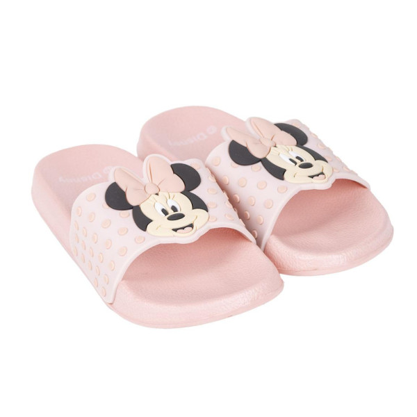Chanclas Pala Minnie Mouse 3D Rosas Niña
