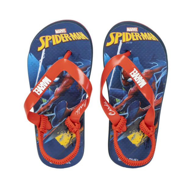 Chanclas Premium Spiderman Azules con Goma Niño