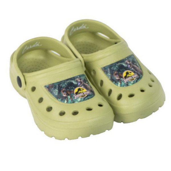 Zuecos Clogs Jurassic Park Verde Niño