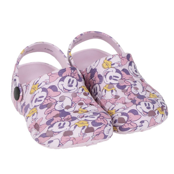 Zuecos Clogs Premium Minnie Mouse Rosa Niña
