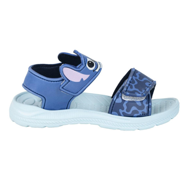 Sandalias Playa Eva Stitch Face Azul Claro Niño